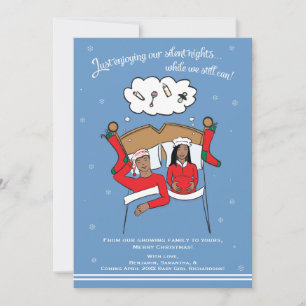 Navidades Tarjeta Invitación de Embarazo - África