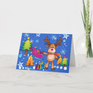 Navidades Tarjeta para intercambio de tarjetas par