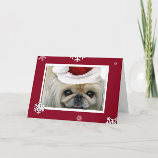 Navidades Tarjetas de felicitación Pekingese