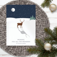 Navidades tarjetas de la marina pacífica de la lun