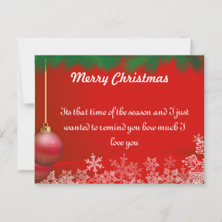 Navidades tarjetas de vacaciones para familia y am