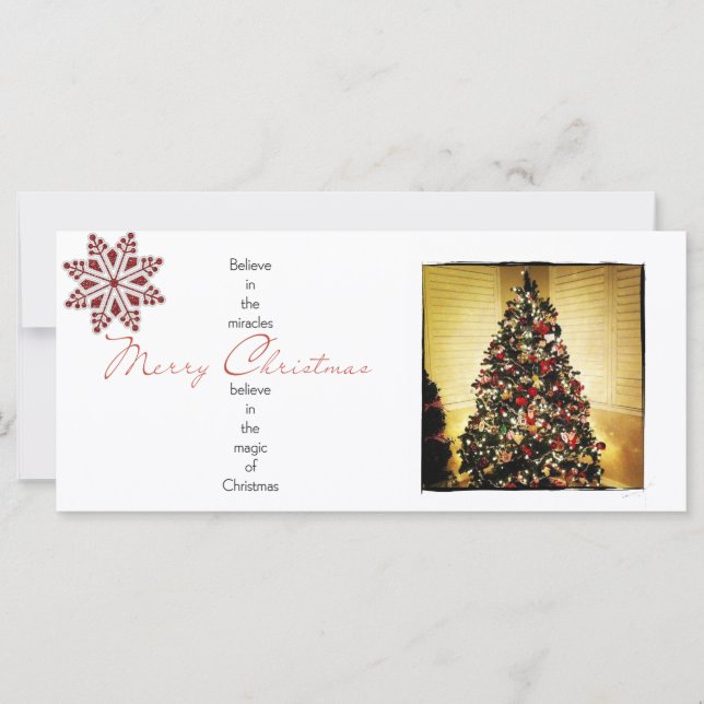 Navidades tarjetas para cremallera de fotos en ins (Anverso)
