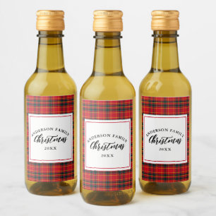 Navidades Tartan Plaid Family Name Year