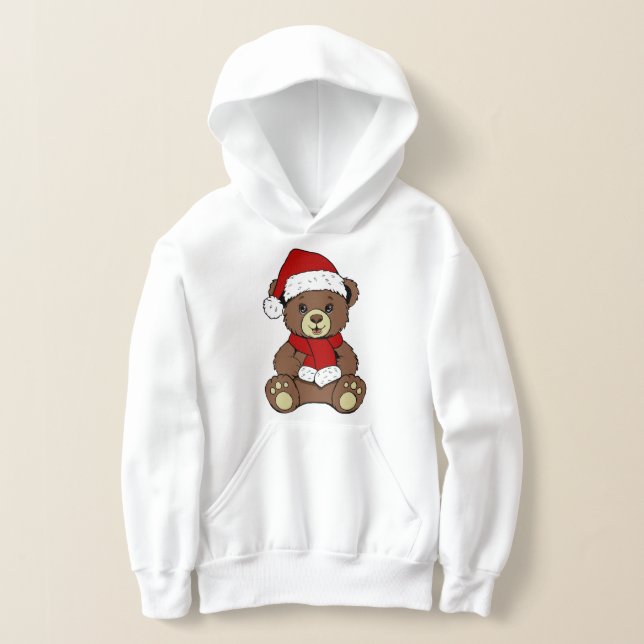 Navidades Teddy Bear Chica Hoodie (Distribución )