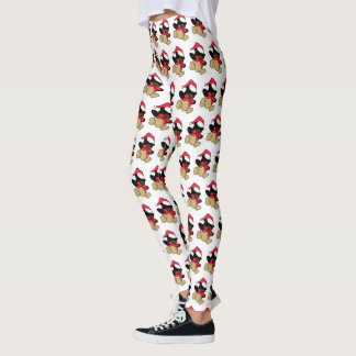 Navidades Teddy Bear Leggings