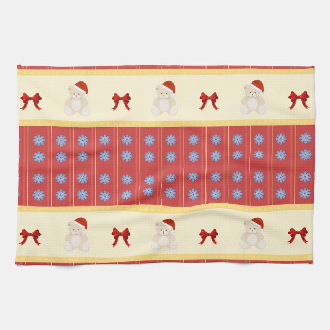 Navidades Teddy Kitchen Toalla (Horizontal)