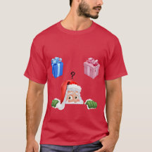 Navidades Tema género revelan camiseta para hombre