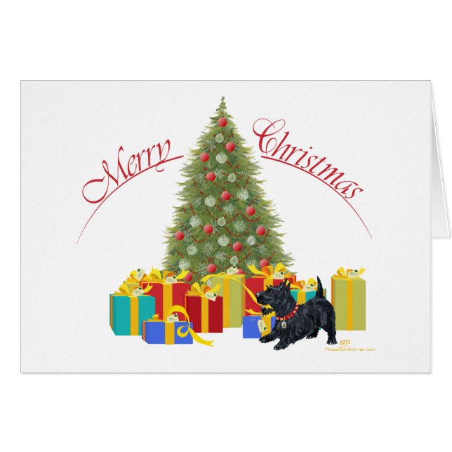 Navidades Terrier de Escocia (Anverso (Horizontal))
