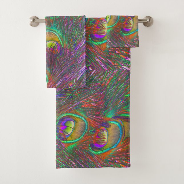 Navidades Tinsel Peacock Feathers (In situ)