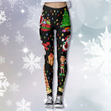 Navidades Todo suéter feo Fiesta leggings