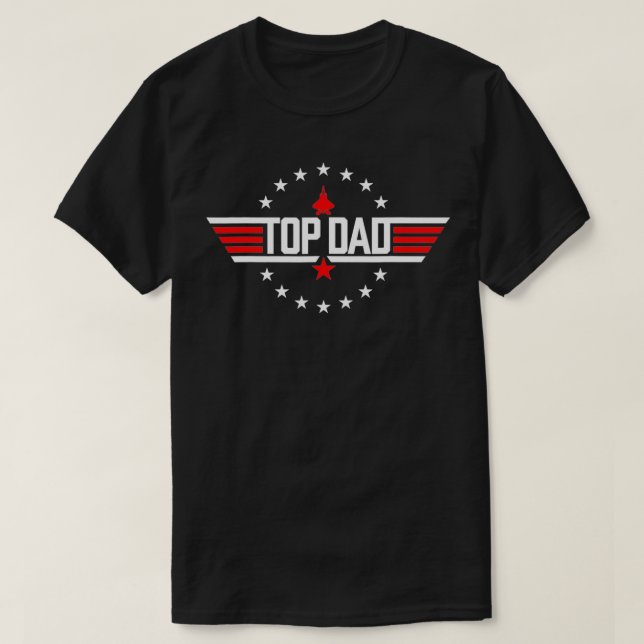 Navidades Top Dad Top Movie Gun Jet Drago de padre (Diseño del anverso)