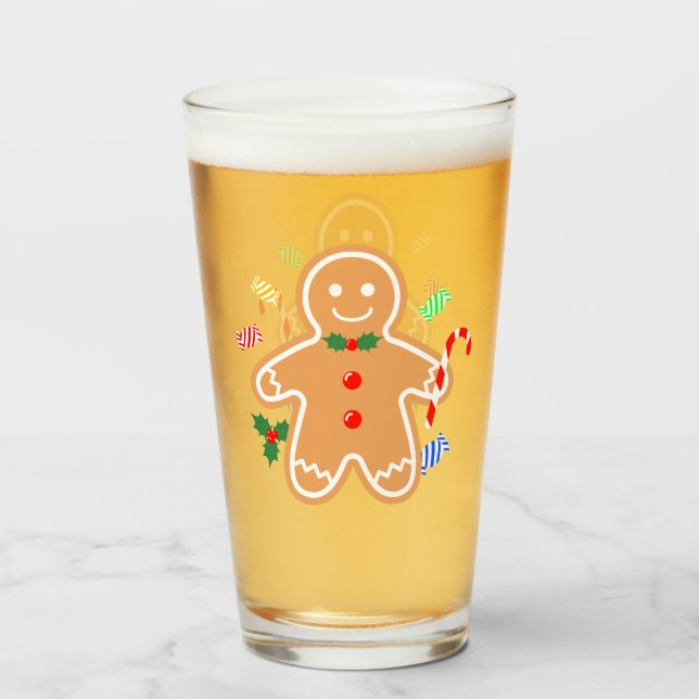 Navidades tratan a un hombre de pan de jengibre (Anverso (lleno))