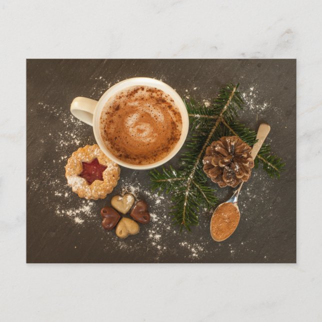 navidades tratan la postal (Anverso)