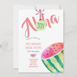 Navidades Tropicales Fructíferos En Invitaciones S