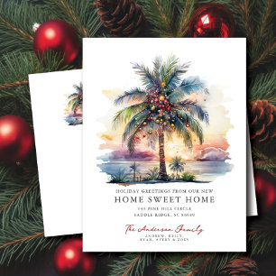 Navidades tropicales moviendo Invitación