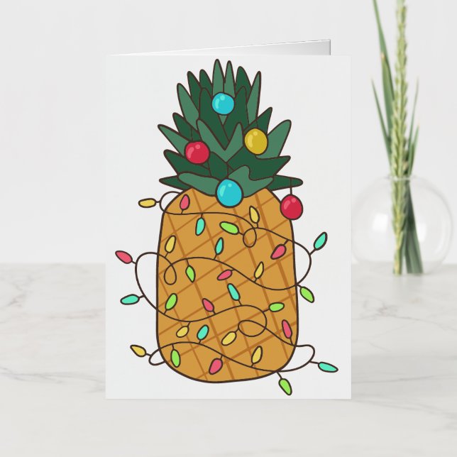 Navidades tropicales piña (Anverso)