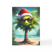 Navidades tropicales vitorean - Tarjeta de árbol d