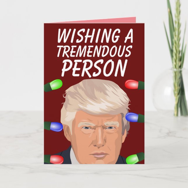 ¡NAVIDADES TRUMP TARJETA PARA CUALQUIERA! (Anverso)