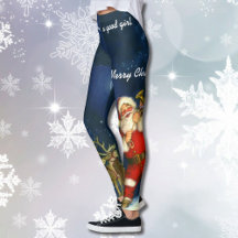 Navidades Tu NOMBRE Leggings Santa Jogging Pants