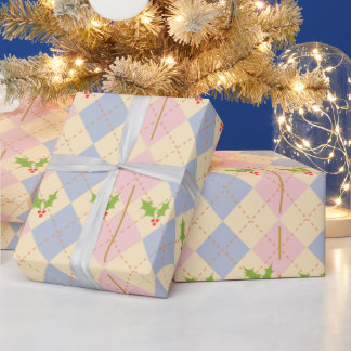 Navidades únicos enrollando papel