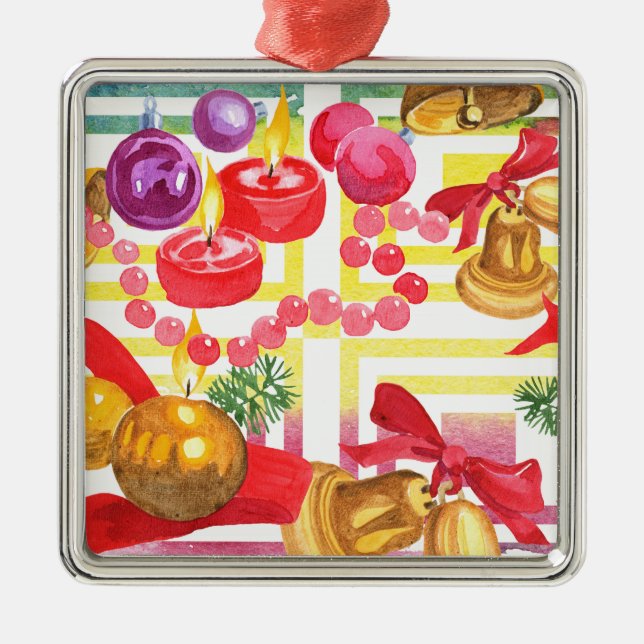 Navidades Vacaciones Decoración Plaza Ornamento (Frente)