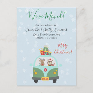 Navidades vacaciones Invitación de mudanza nos hem