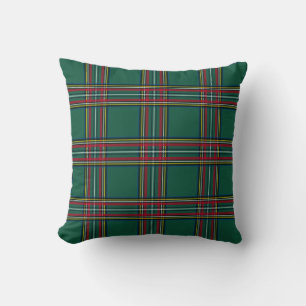 Navidades verdes almohada rojiza rojiza