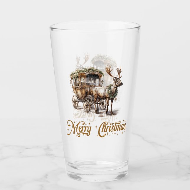 Navidades verdes y dorados de la época reno (Anverso)