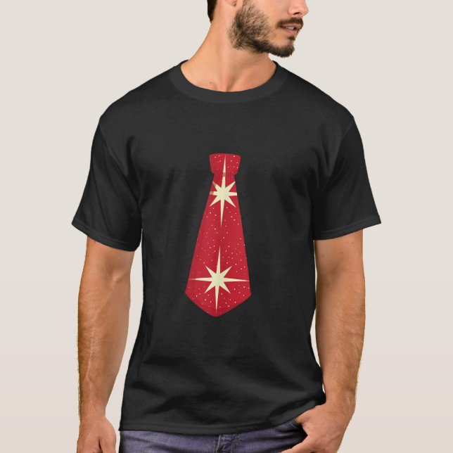 Navidades Vestidos De Vidrio Con NYE Necktie Ugly  (Anverso)