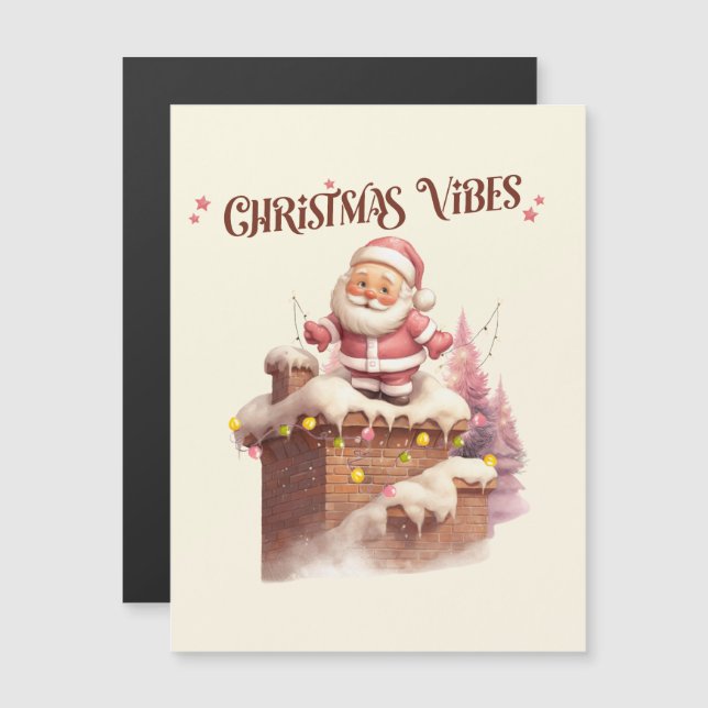 Navidades Vibes Pink Santa (Anverso/Reverso)