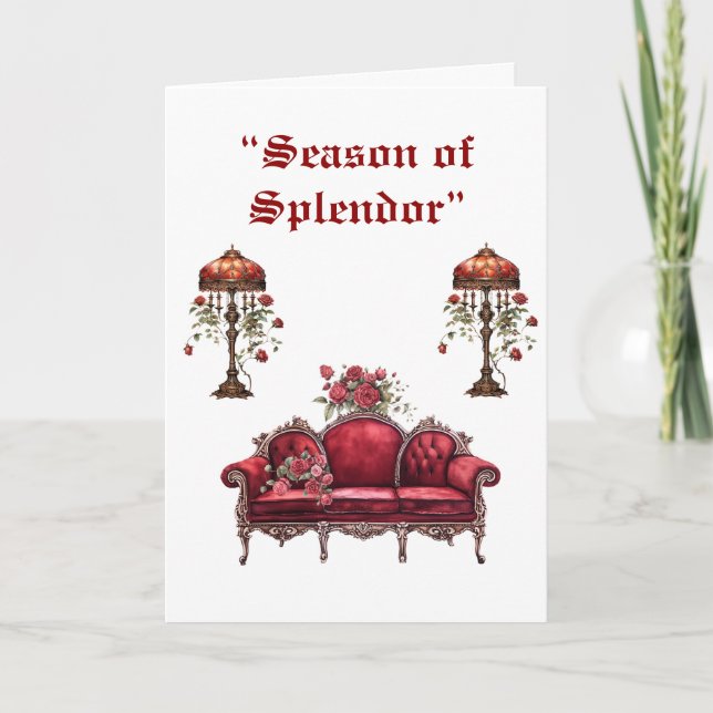 Navidades victorianos con tarjetas de vacaciones p (Anverso)