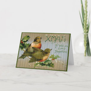 Navidades victorianos tarjetas de postales antigua