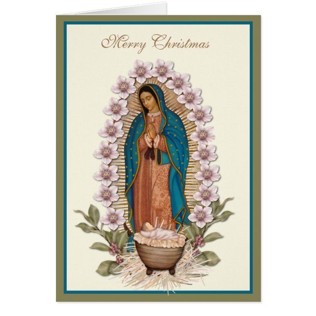 Navidades Virgen María Guadalupe Jesús (Frente)