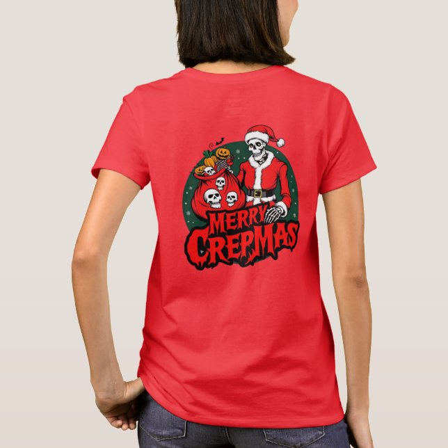 Navidades y camiseta de Halloween (Reverso)