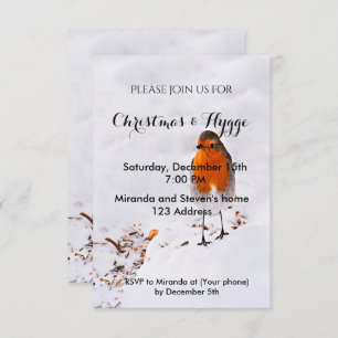 Navidades y Hygge invitan a la tarjeta lindo ladró