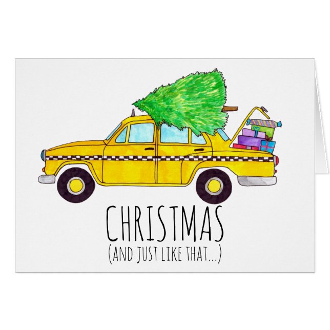 Navidades... y igual que ese taxi de Nueva York (Anverso (Horizontal))