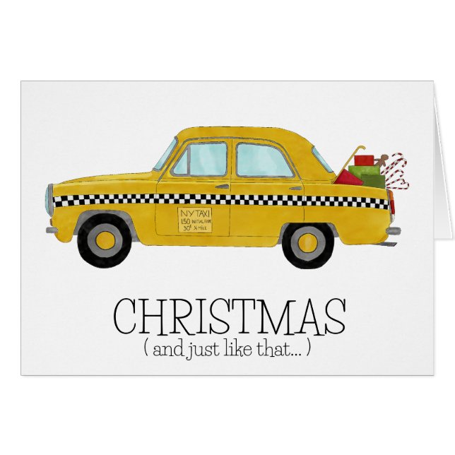 Navidades... y igual que ese taxi de Nueva York (Anverso (Horizontal))