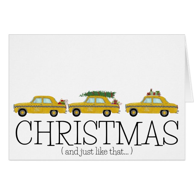 Navidades... y igual que esos taxis de Nueva York (Anverso (Horizontal))