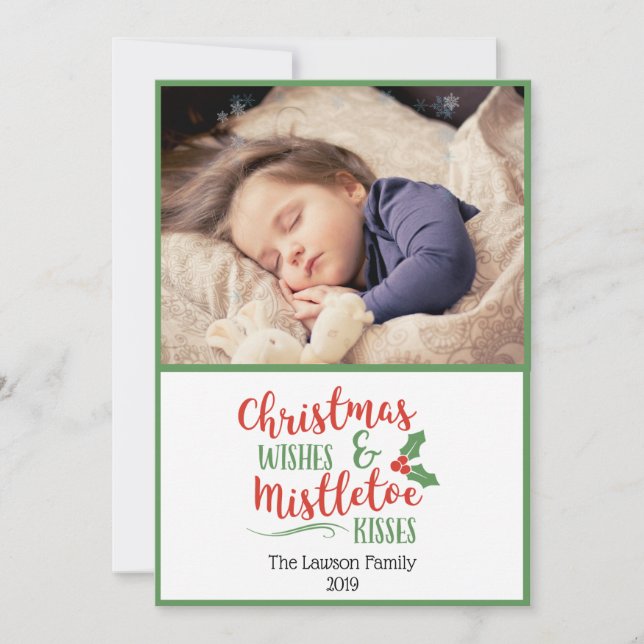 Navidades y Mistletoe Kisses foto (Anverso)