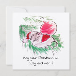 Navidades y ratoncito dormido de Año Nuevo