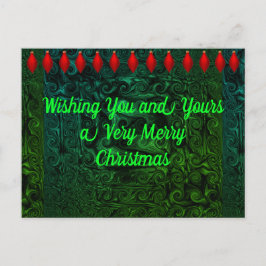 Navidades y tarjeta de Año Nuevo