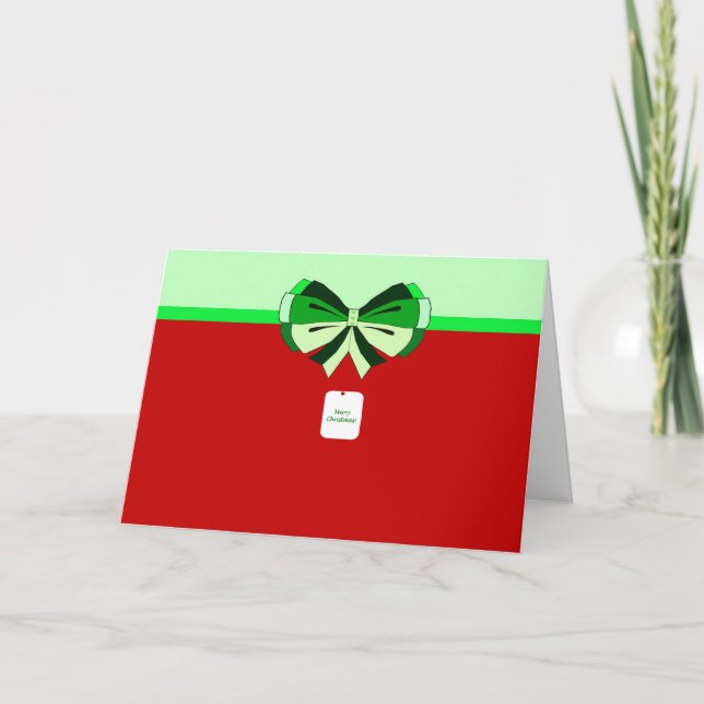 Navidades y tarjeta de Año Nuevo (Anverso)