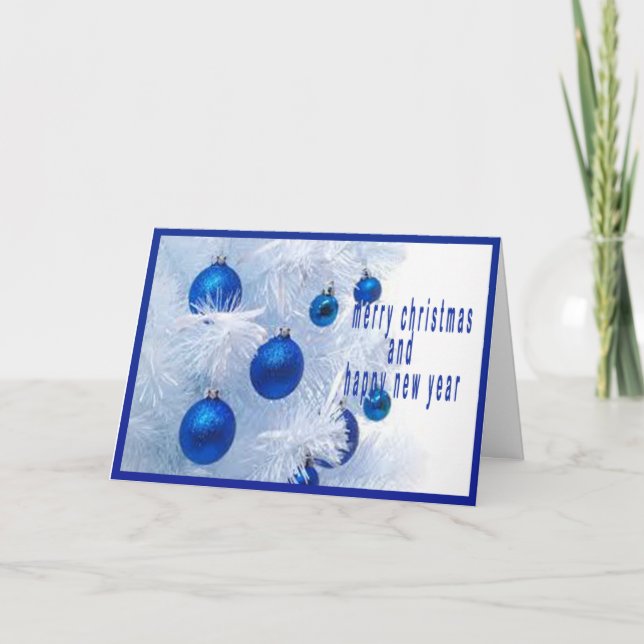 navidades y tarjetas de Año Nuevo (Anverso)