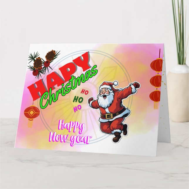 Navidades y tarjetas de felicitación de Año Nuevo (Anverso)