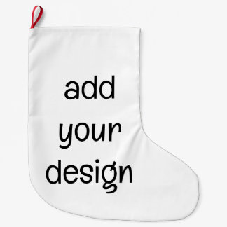 Navideño Grande añade tu diseño de calcetín de Navidad