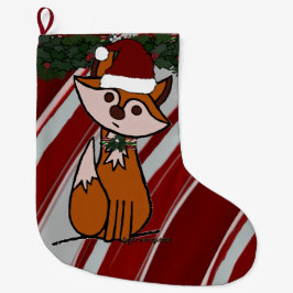 Navideño Grande Calcetín de Navidad de Fig Fox