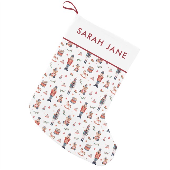 Navideño Pequeño Calcetín de Navidad Cascanueces (Nutcracker Christmas Stocking
)