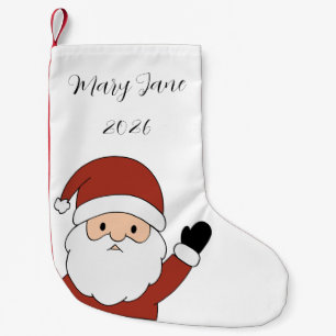 Navideño Pequeño Calcetín de Navidad de Santa Claus Acogedor Person