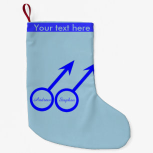 Navideño Pequeño Calcetín de Navidad personalizable para amantes ga