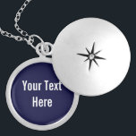 Navy azul tu texto aquí collar de Personalizado<br><div class="desc">Este producto es sencillo de personalizar,  sólo hay que cambiar el texto de la sección "Personalízalo" de arriba. Hay más opciones de personalización,  como estilos de fuente,  colores y otras opciones de edición disponibles cuando se hace clic en el botón "Personalizar" de arriba.</div>